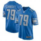 John Cominsky Detroit Lions Player Game Jersey - Blue