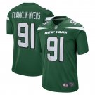 John Franklin-Myers New York Jets Game Jersey - Gotham Green