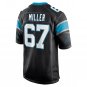 John Miller Carolina Panthers Game Jersey - Black