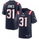 Jonathan Jones New England Patriots Game Jersey - Navy