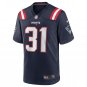 Jonathan Jones New England Patriots Game Jersey - Navy