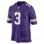 Jordans Addison Minnesota Vikings 2023 NFL Draft First Round Pick Game Jersey - Purple
