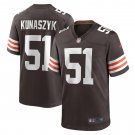 Jordans Kunaszyk Cleveland Browns Game Player Jersey - Brown