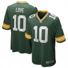 Jordans Love Green Bay Packers Player Game Jersey - Green