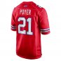 Jordans Poyer Buffalo Bills Alternate Game Jersey - Red