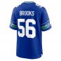 Jordyn Brooks Seattle Seahawks Throwback Player Game Jersey - Royal