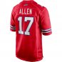 Josh Allen Buffalo Bills Alternate Game Player Jersey - Red