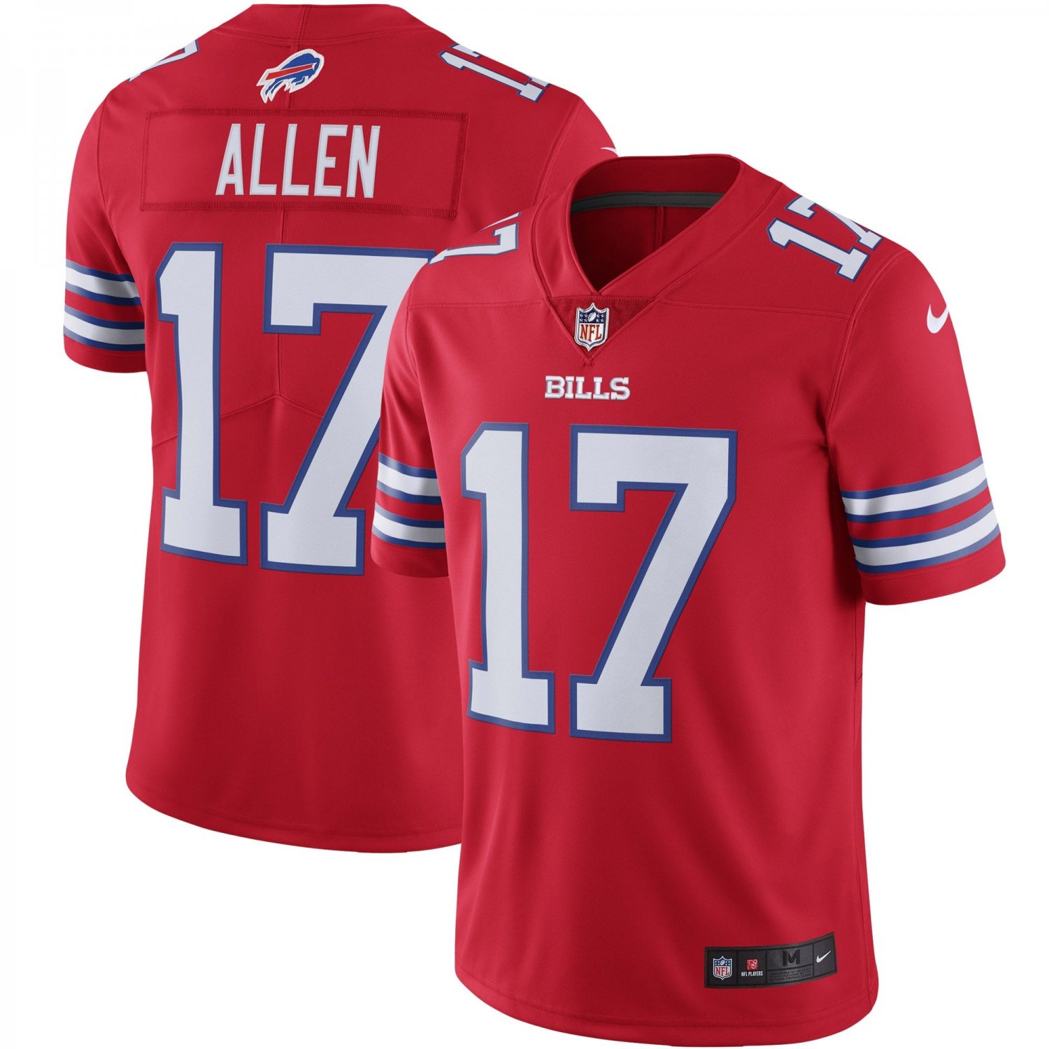 Josh Allen Buffalo Bills Color Rush Vapor Limited Jersey - Red