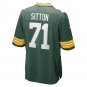 Josh Sitton Green Bay Packers Retired Game Jersey - Green