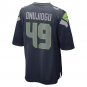Joshua Onujiogu Seattle Seahawks Game Player Jersey - College Navy