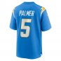 Joshua Palmer Los Angeles Chargers Game Player Jersey - Powder Blue