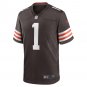 Juan Thornhill Cleveland Browns Team Game Jersey - Brown
