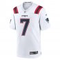 JuJu Smith-Schuster New England Patriots Game Player Jersey - { White