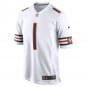 Justin Fields Chicago Bears Player Game Jersey - White