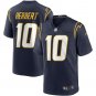 Justin Herbert Los Angeles Chargers Game Jersey - Navy