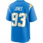 Justin Jones Los Angeles Chargers Game Jersey - Powder Blue