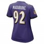 Justin Madubuike Baltimore Ravens Women's Game Jersey - Purple