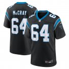 Justin McCray Carolina Panthers Team Game Jersey - Black