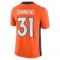 Justin Simmons Denver Broncos Vapor Untouchable Limited Jersey - Orange