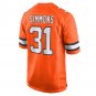 Justin Simmons Denver Broncos Alternate Game Jersey - Orange