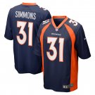 Justin Simmons Denver Broncos Game Jersey - Navy
