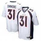 Justin Simmons Denver Broncos Game Jersey - White