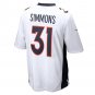Justin Simmons Denver Broncos Game Jersey - White