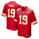 Kadarius Toney Kansas City Chiefs Super Bowl LVII Patch Game Jersey - Red
