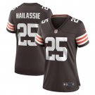 Kahlef Hailassie Cleveland Browns Women's Team Game Jersey - Brown