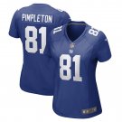 Kalil Pimpleton New York Giants Women's Game Player Jersey - Royal
