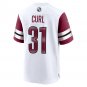 Kamren Curl Washington Commanders Game Jersey - White