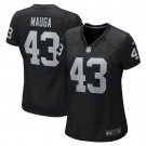 Kanai Mauga Las Vegas Raiders Women's Team Game Jersey - Black