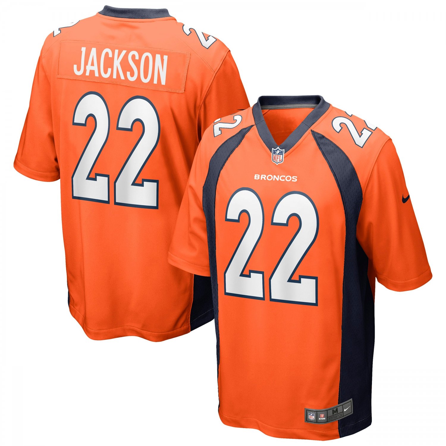 Kareem Jackson Denver Broncos Game Jersey - Orange