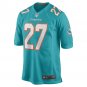 Keion Crossen Miami Dolphins Game Player Jersey - Aqua