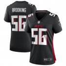 Keith Brooking Atlanta Falcons Women's Game Retired Player Jersey - Black