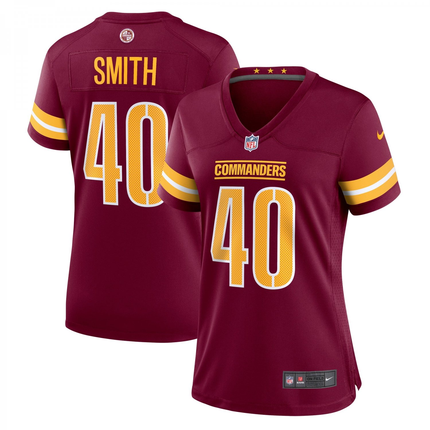 Kendall Smith Washington Commanders Women's Team Game Jersey - Burgundy