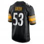 Kendrick Green Pittsburgh Steelers Game Jersey - Black
