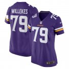 Kenny Willekes Minnesota Vikings Women's Game Jersey - Purple