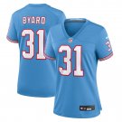 Kevin Byard Tennessee Titans Women's Oilers Throwback Player Game Jersey - Light Blue