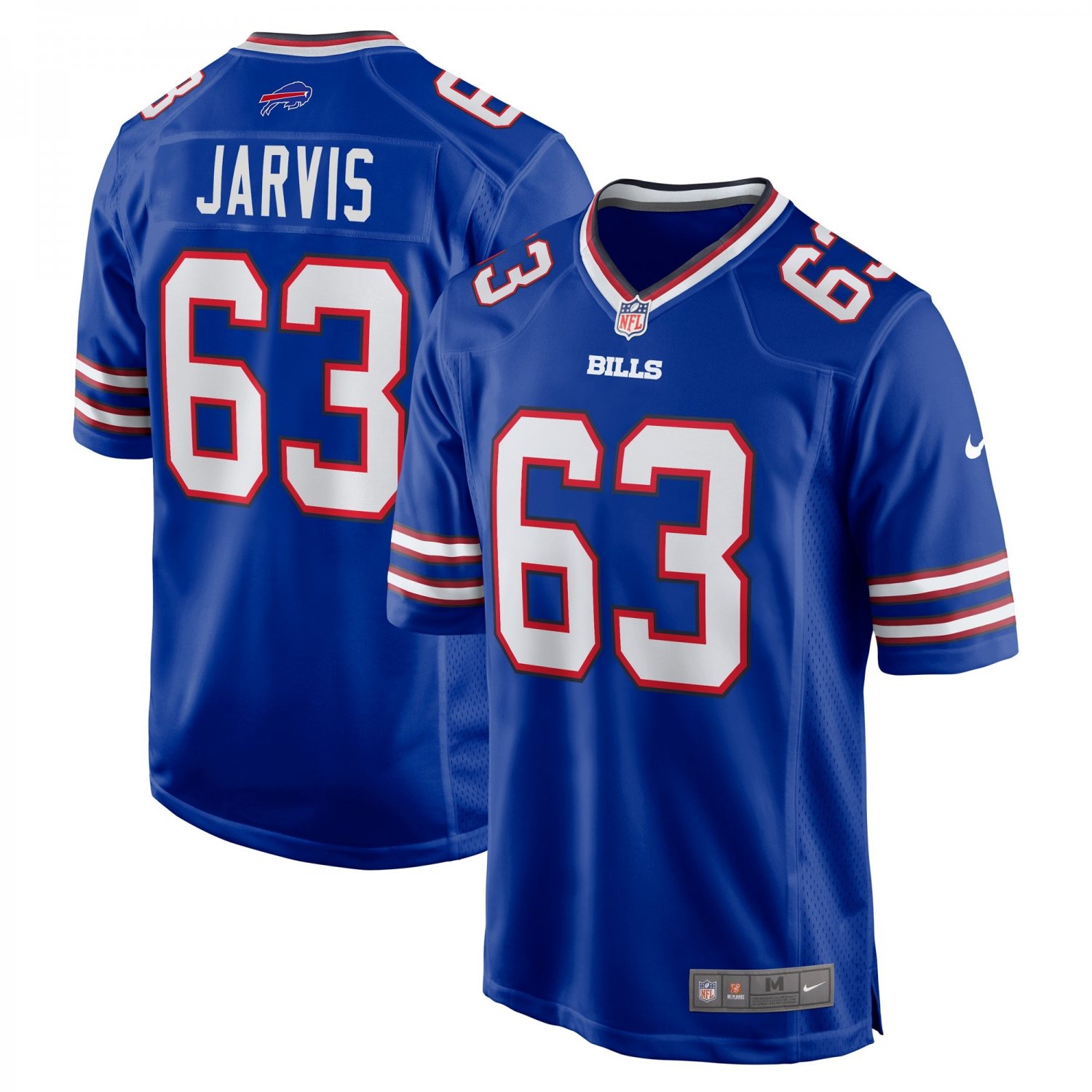 Kevin Jarvis Buffalo Bills Team Game Jersey - Royal