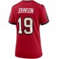 Keyshawn Johnson Tampa Bay Buccaneers Women's Game Retired Player Jersey - Red
