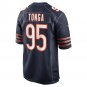 Khyiris Tonga Chicago Bears Game Jersey - Navy