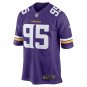 Khyiris Tonga Minnesota Vikings Home Game Player Jersey - Purple