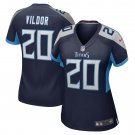 Kindle Vildor Tennessee Titans Women's Team Game Jersey - Navy