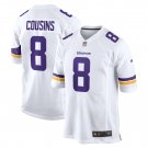 Kirk Cousins Minnesota Vikings Game Player Jersey - White