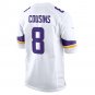 Kirk Cousins Minnesota Vikings Game Player Jersey - White