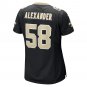 Kwon Alexander New Orleans Saints Women's Game Jersey - Black