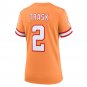 Kyle Trask Tampa Bay Buccaneers Women's Throwback Game Jersey - Orange