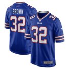 Kyron Brown Buffalo Bills Game Jersey - Royal