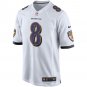 Lamar Jackson Baltimore Ravens Player Game Jersey - White